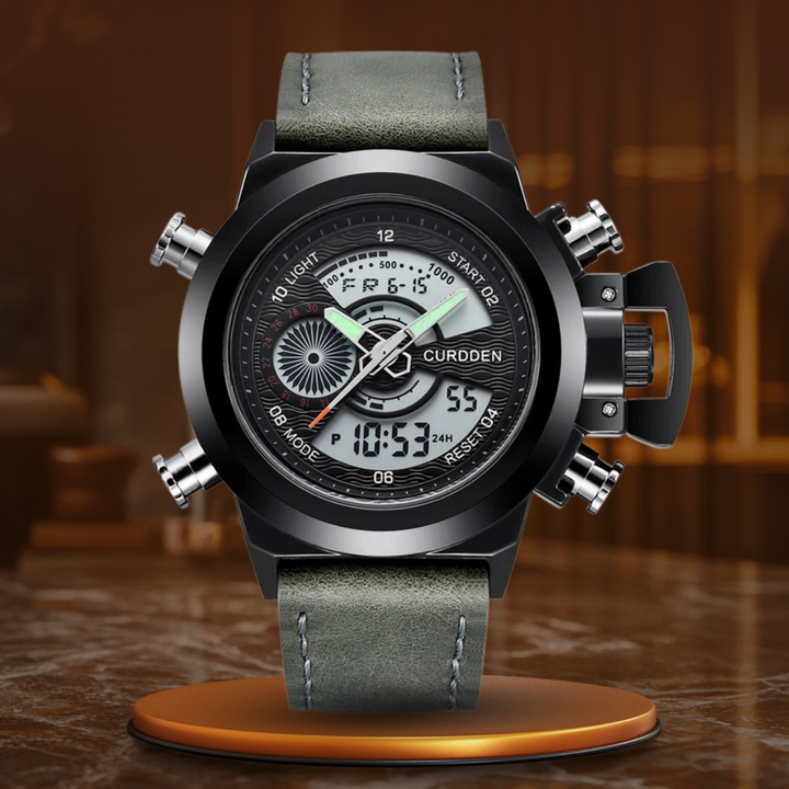 Montre Chronographe de Mode à Double Temps Ur™ Olsen & Olsen