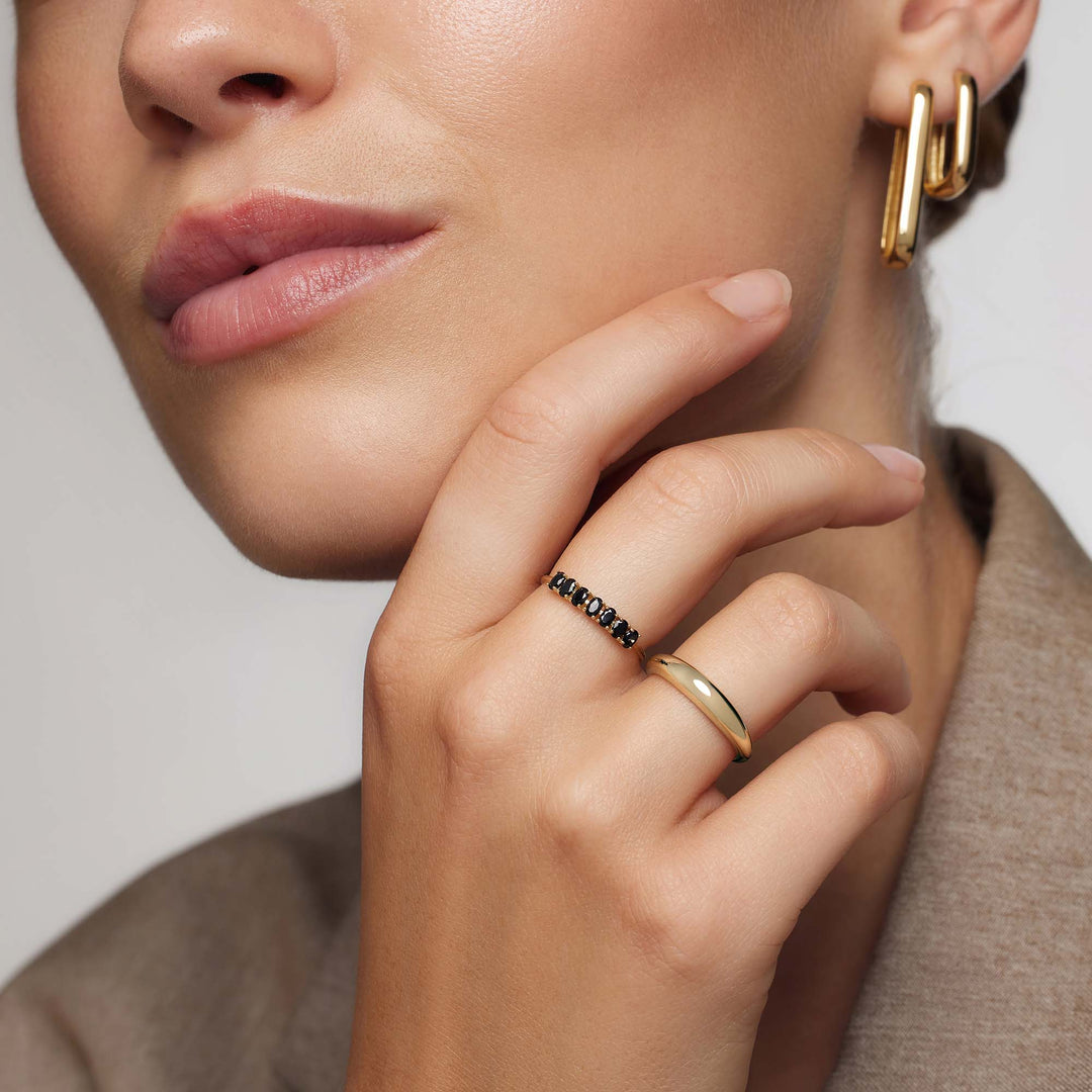 Bague en or 14 carats Rock Solid