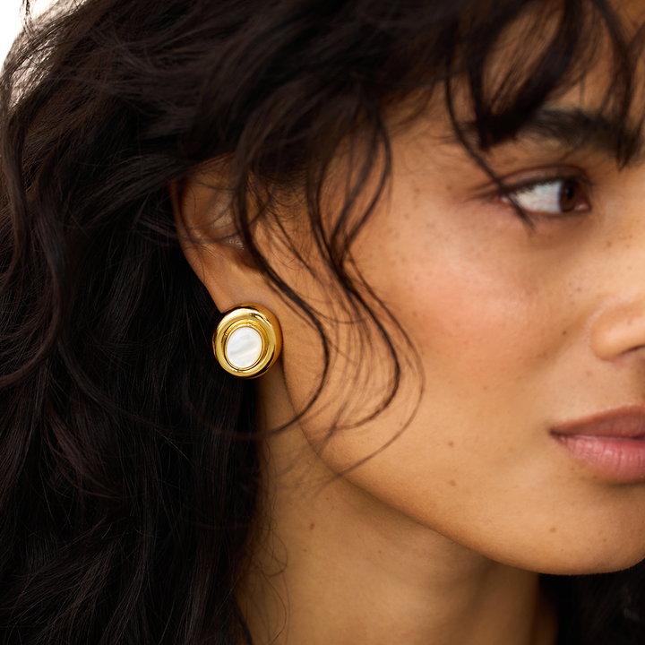 Boucles d'oreilles Giselle en perles