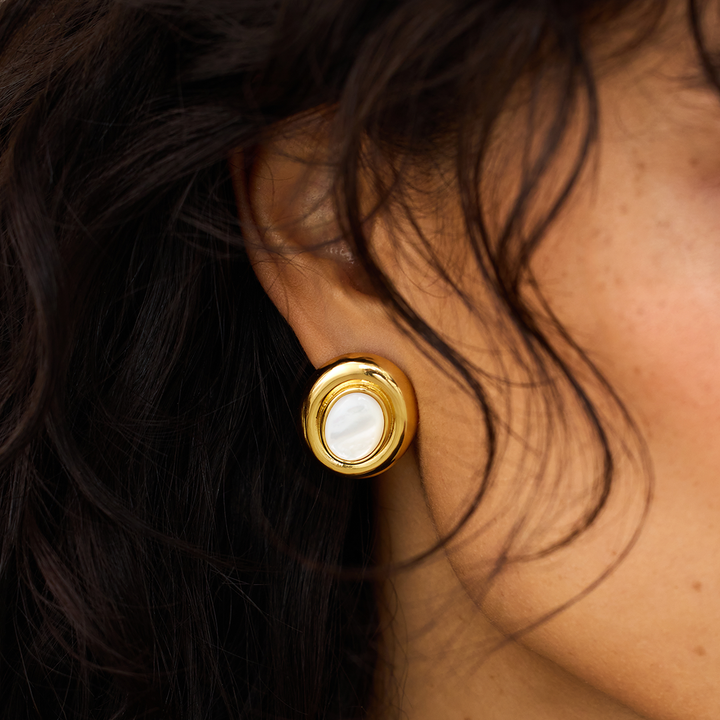 Boucles d'oreilles Giselle en perles