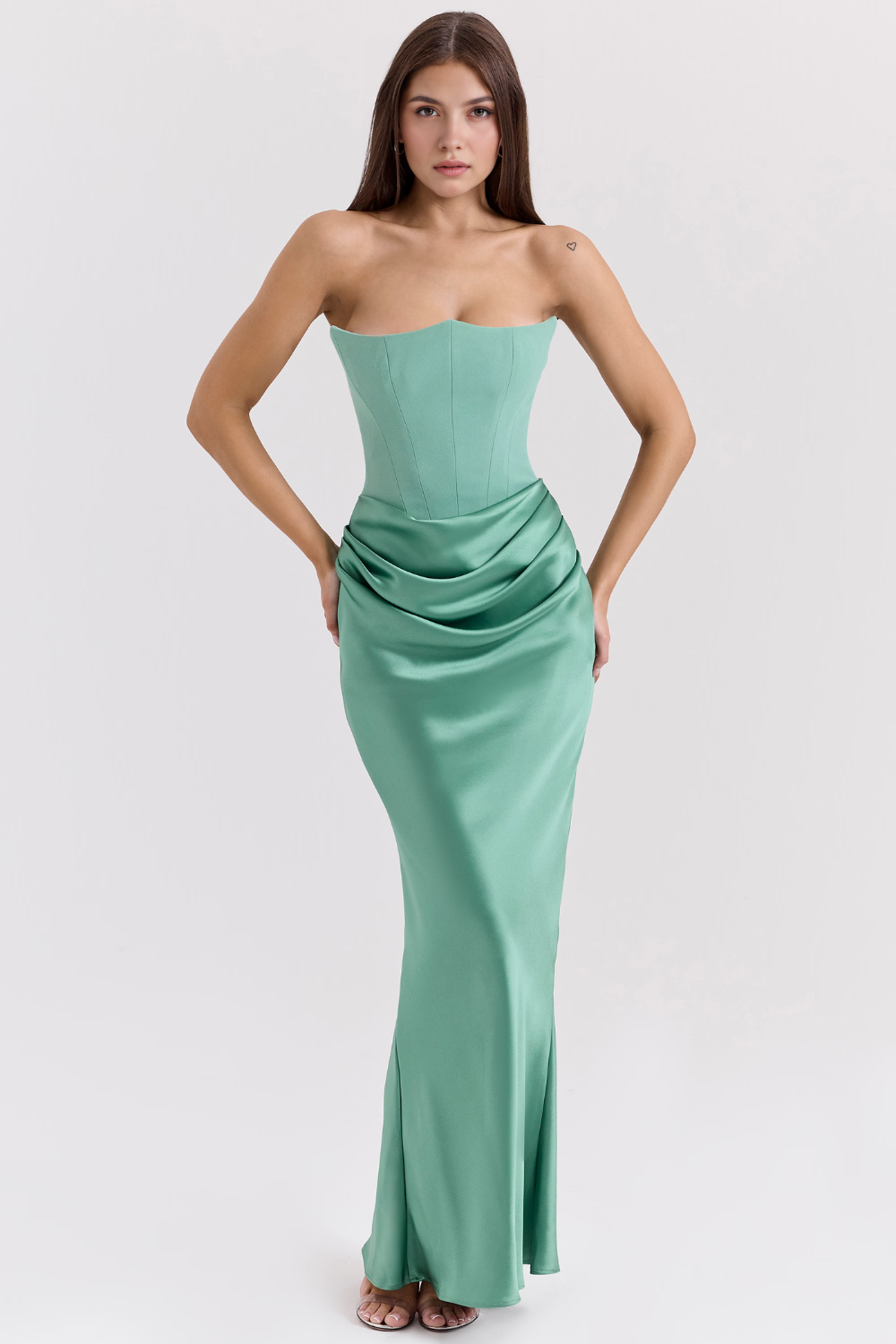 SERENE - Robe en satin
