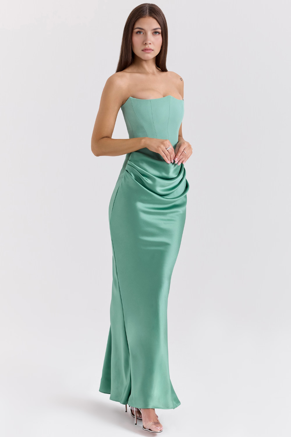 SERENE - Robe en satin