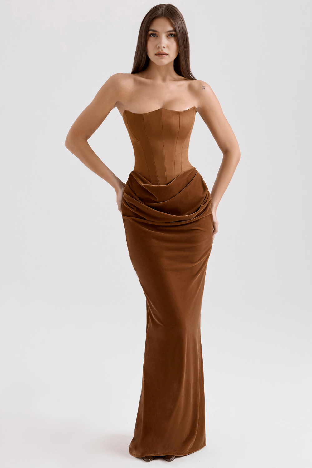 SERENE - Robe en satin