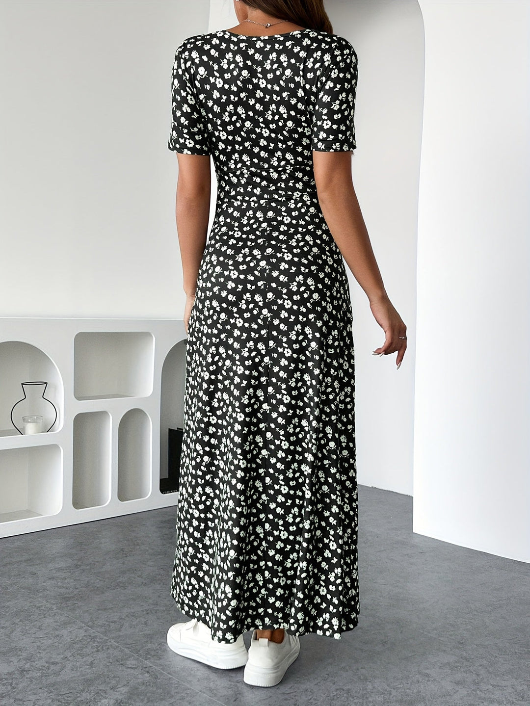 Florezia™ | Robe Longue Fleurie Chic et Aérée pour l'Été
