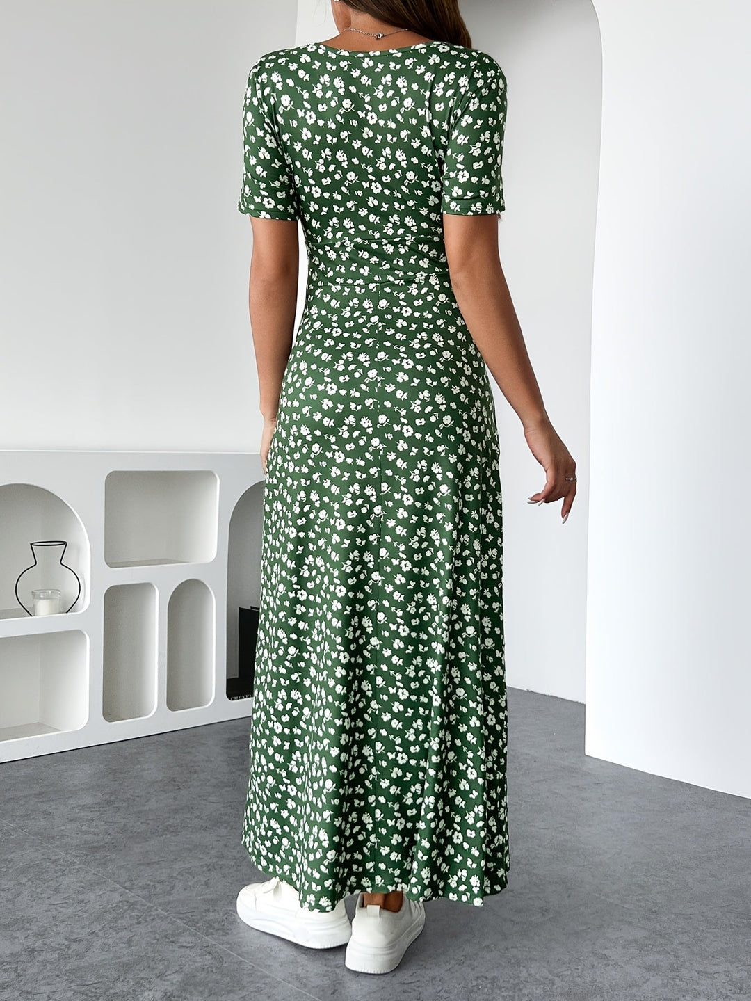 Florezia™ | Robe Longue Fleurie Chic et Aérée pour l'Été