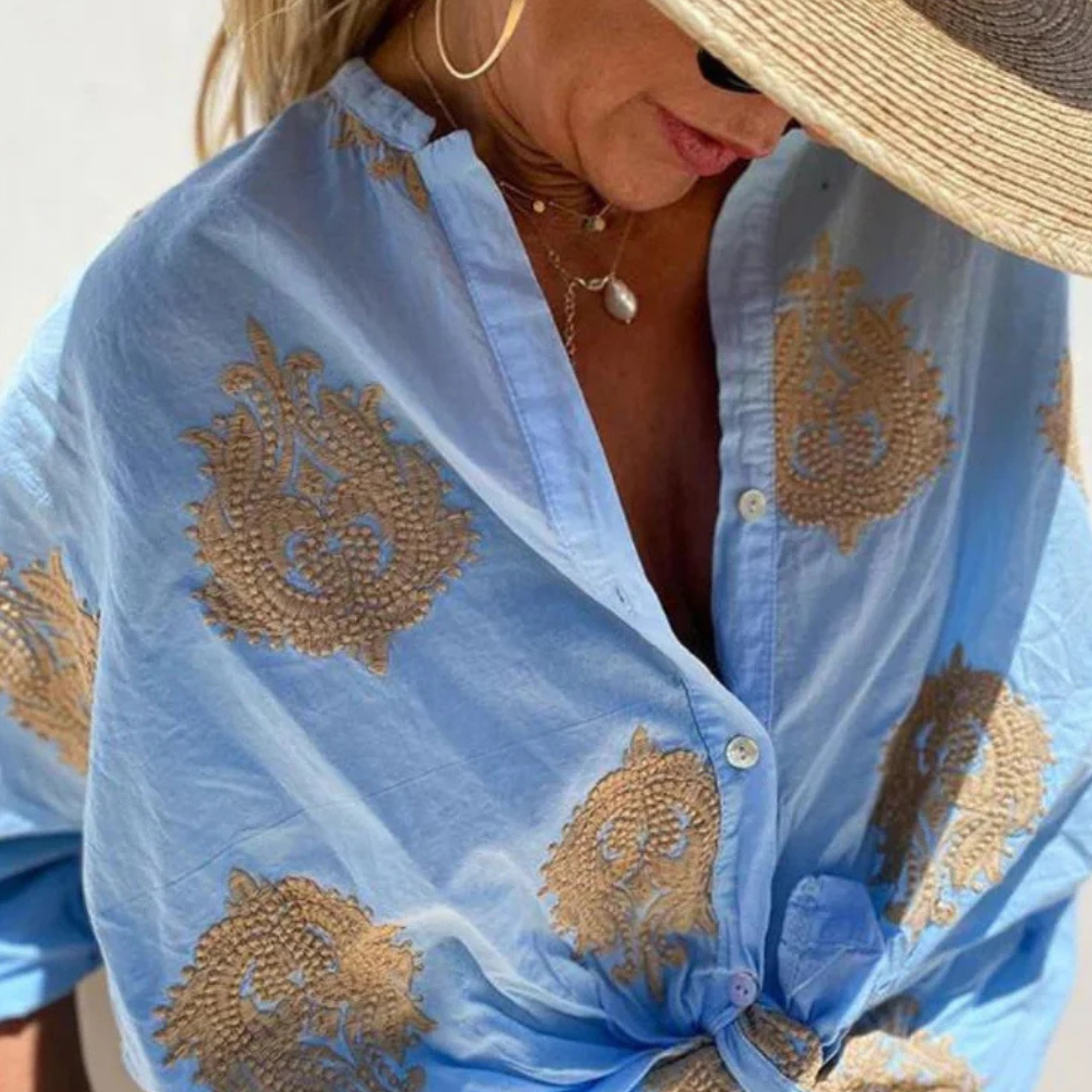 Ossen™ | Blouse Chic et Légère pour Journées Ensoleillées