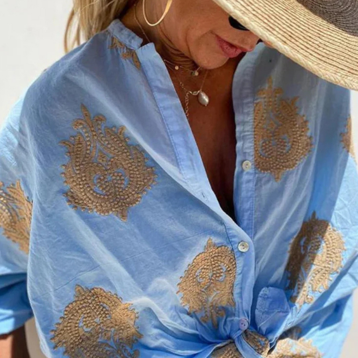 Ossen™ | Blouse Chic et Légère pour Journées Ensoleillées