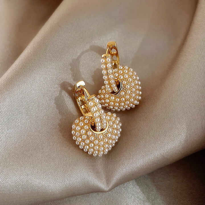 Boucles d'oreilles Perles d'Amour en Or