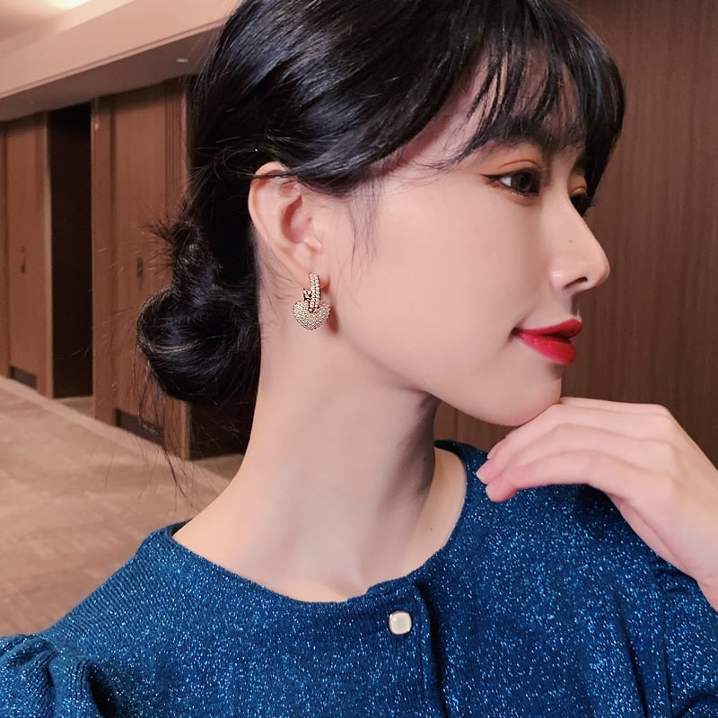 Boucles d'oreilles Perles d'Amour en Or