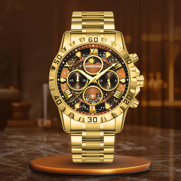 Montre Chronographe de Luxe avec Bracelet en Métal™ - Olsen & Olsen
