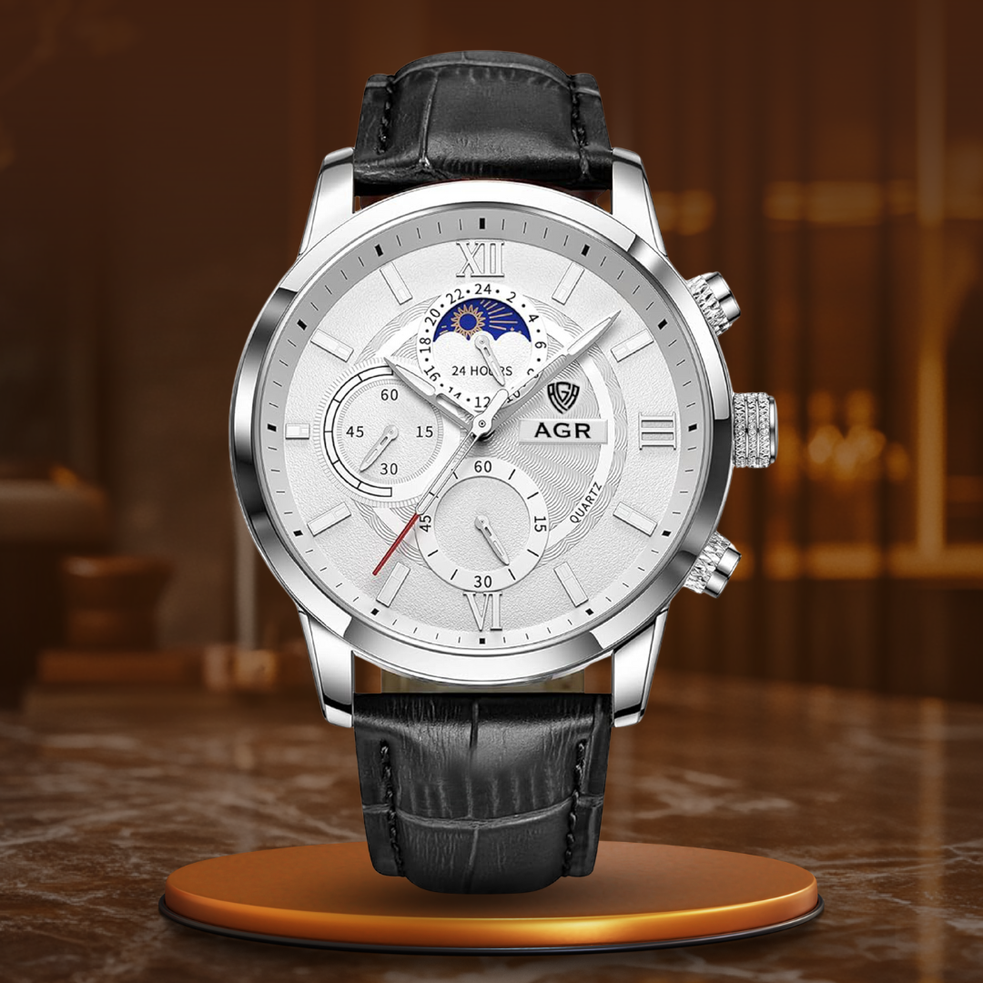 Montre Quartz en Cuir Luxe™ - Olsen & Olsen