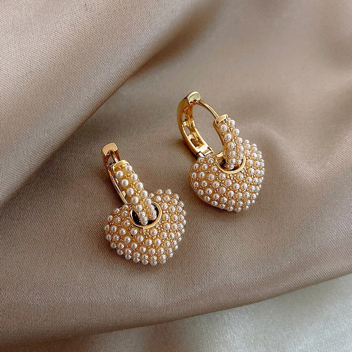 Boucles d'oreilles Perles d'Amour en Or