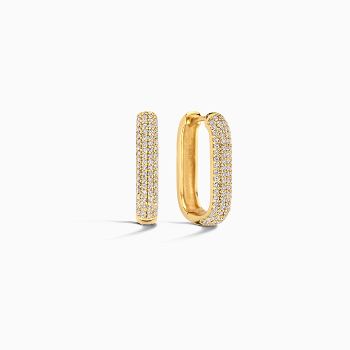 Boucles d'oreilles Icon Pavé
