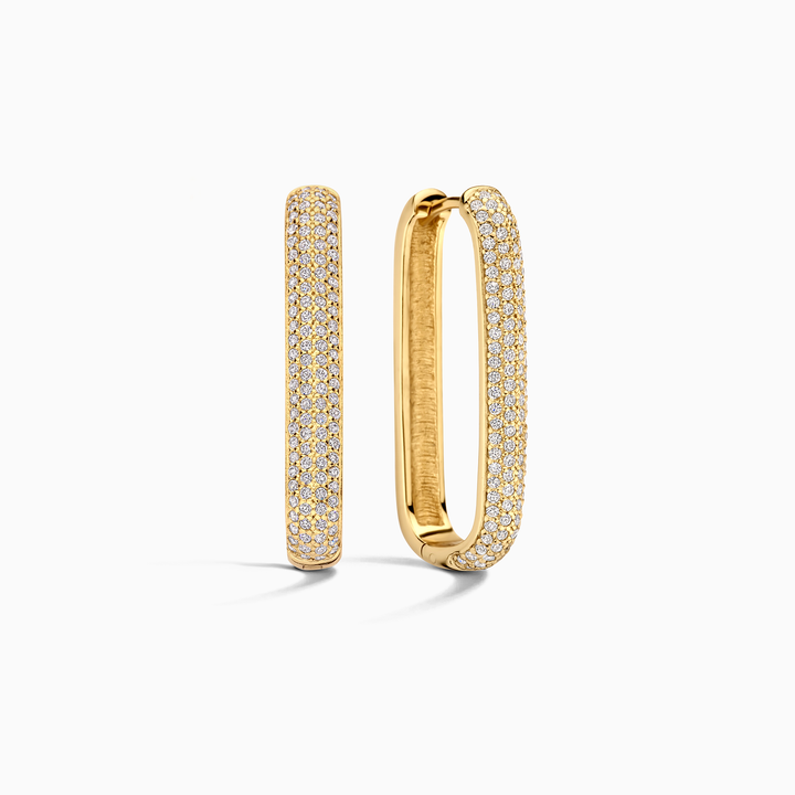 Boucles d'Oreilles Pavé Grande Icône
