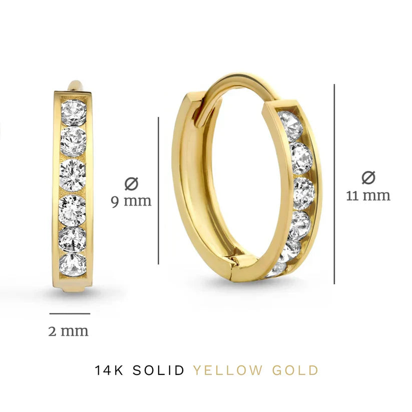Ensemble de boucles d'oreilles en pierre Dara Brillane
