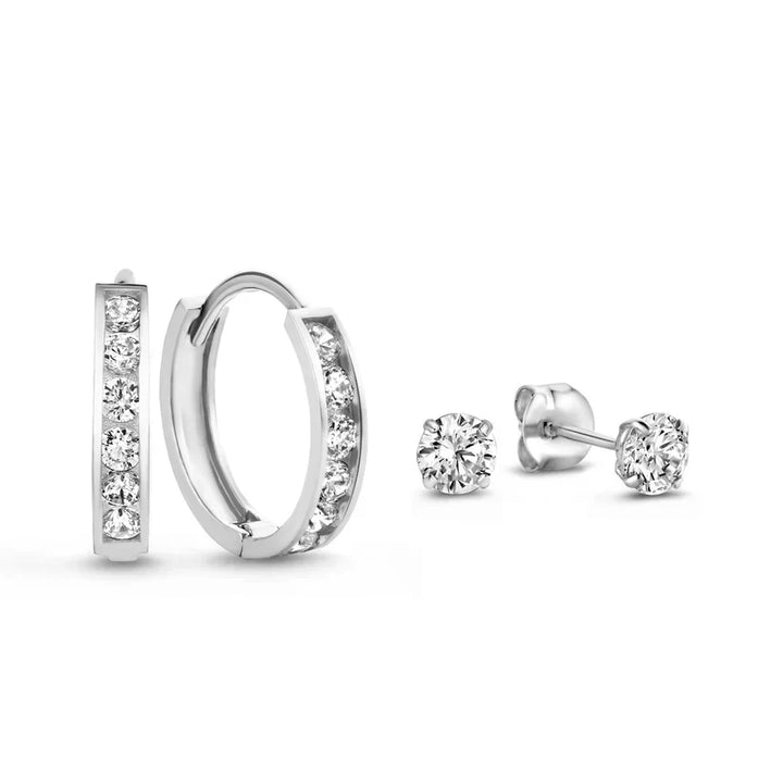 Ensemble de boucles d'oreilles en pierre Dara Brillane