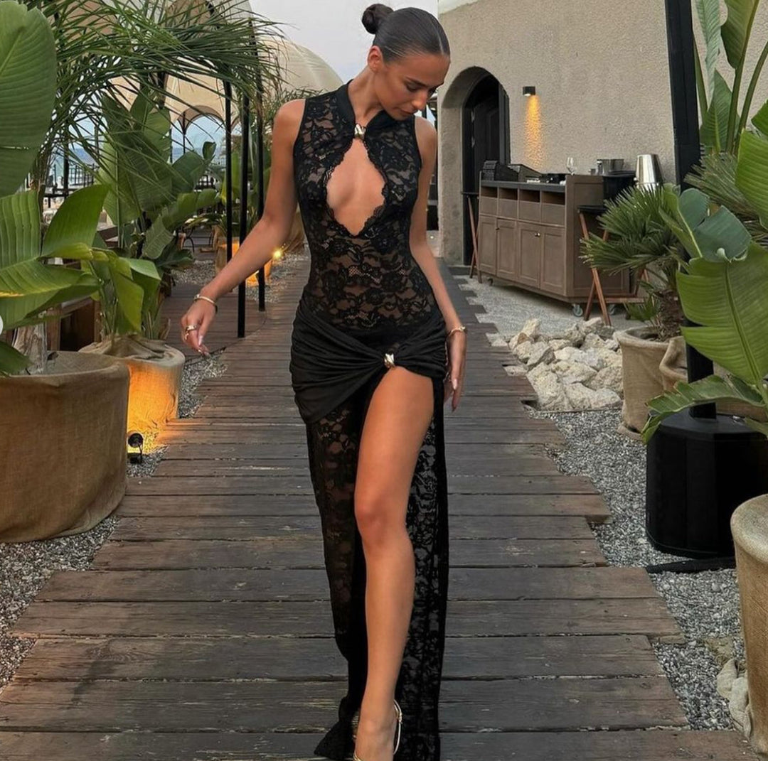 Maëva™ | Robe Maxi Élégante à Fente