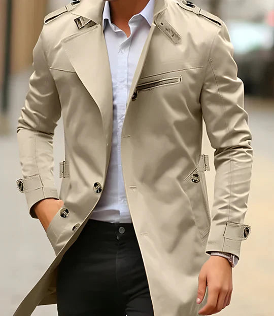Edwin™ | Manteau Élégant pour Homme au Style Intemporel