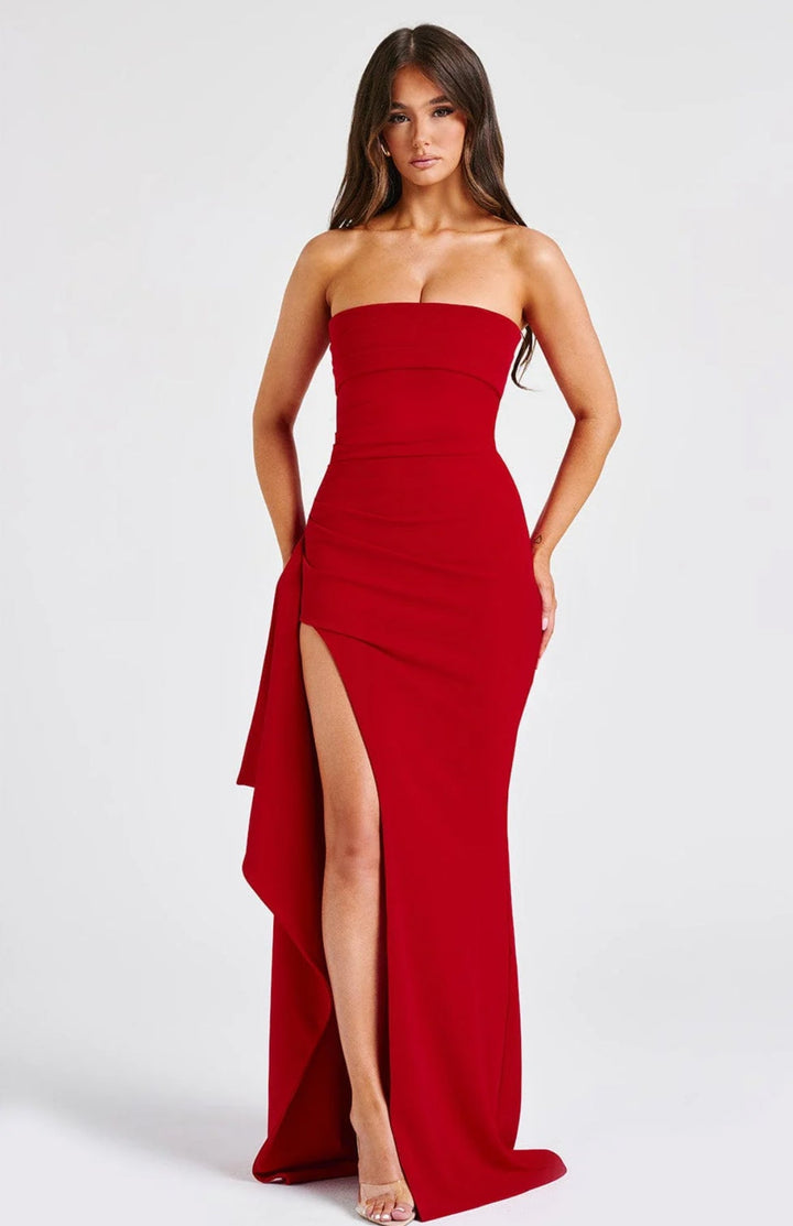 Stella™ | Robe Longue Bustier Élégante