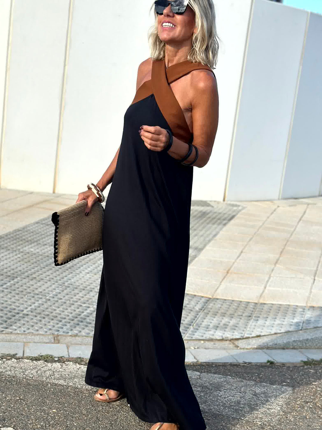 Gracie™ | Robe Élégante avec Dos Nu et Col Croisé Fashion