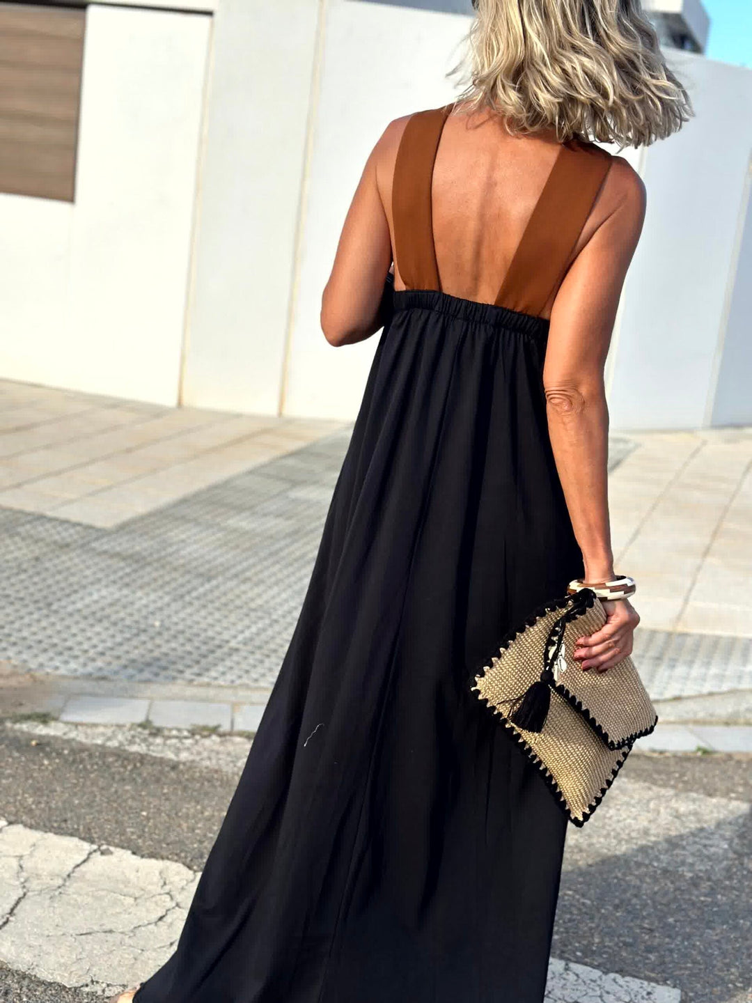 Gracie™ | Robe Élégante avec Dos Nu et Col Croisé Fashion