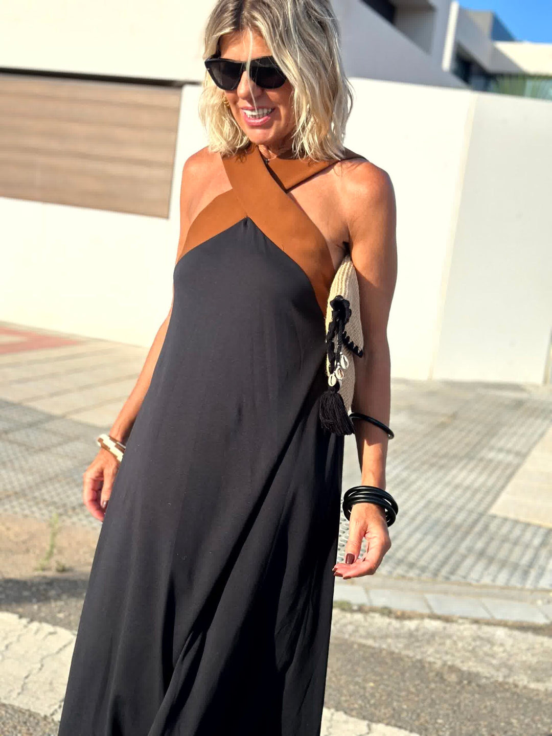 Gracie™ | Robe Élégante avec Dos Nu et Col Croisé Fashion