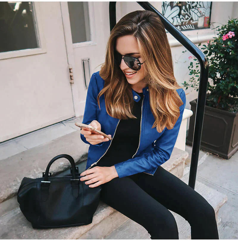 Aveline™ | Veste en cuir