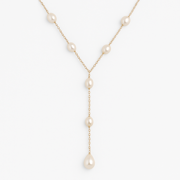 Collier Vintage avec Perles Suspendues