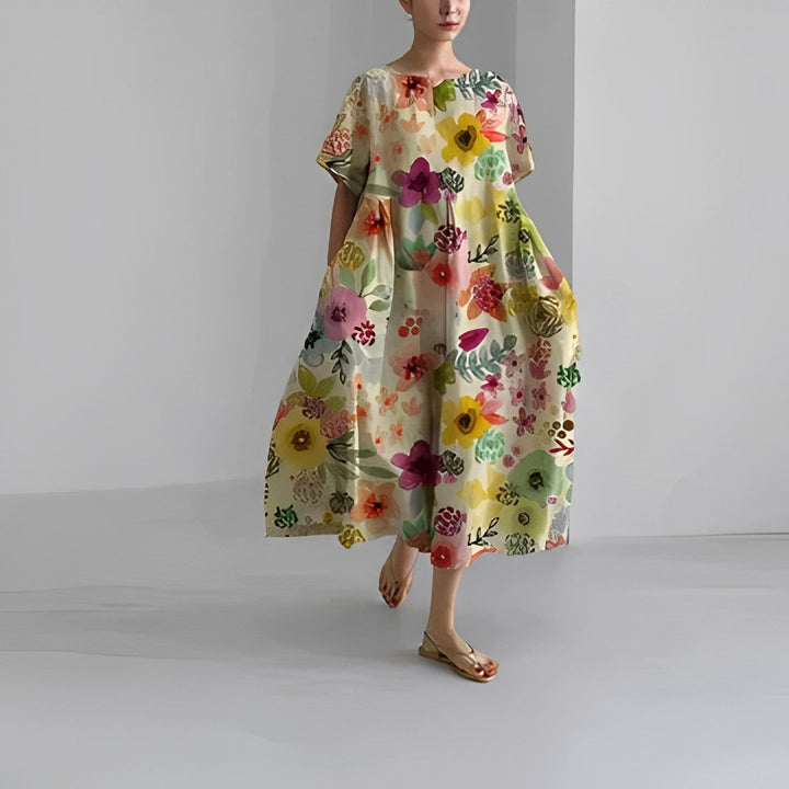 Lorvian™ | Robe Bohème Fleurie Élégante