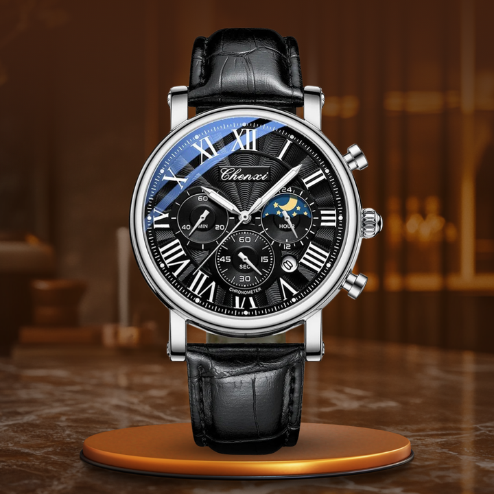 Montre Quartz à Bracelet en Cuir de Luxe™ - Olsen & Olsen