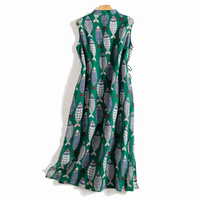 Katherine™ | Robe longue sans manches