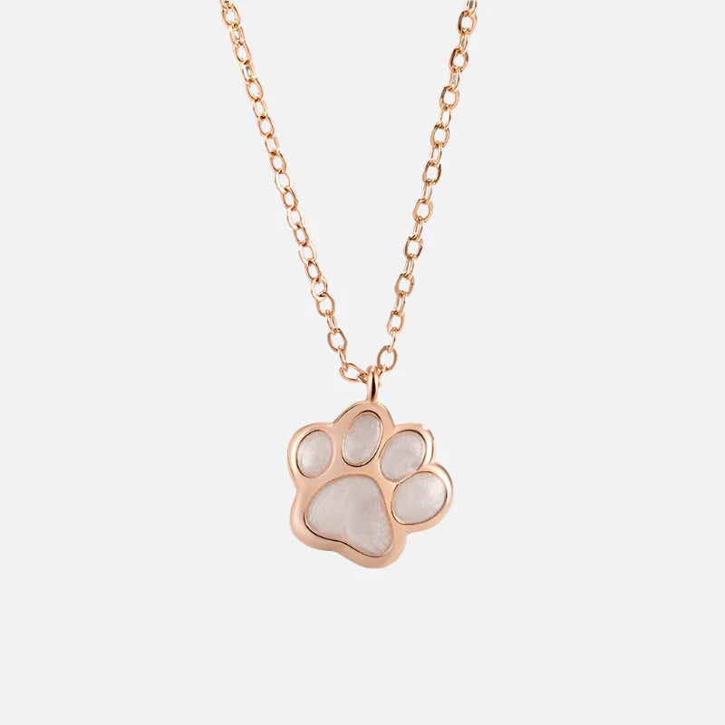 Malia - Collier avec pendentif de patte en argent