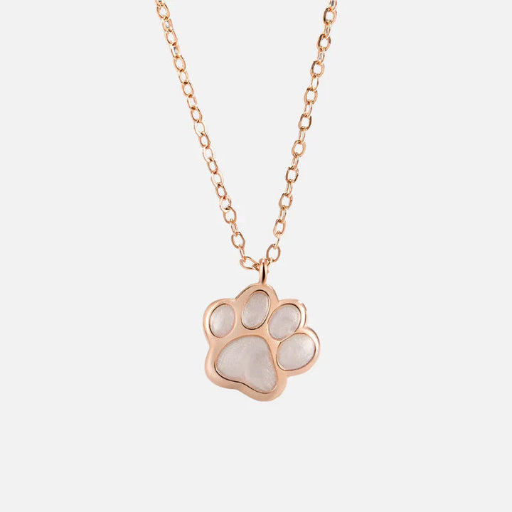 Malia - Collier avec pendentif de patte en argent