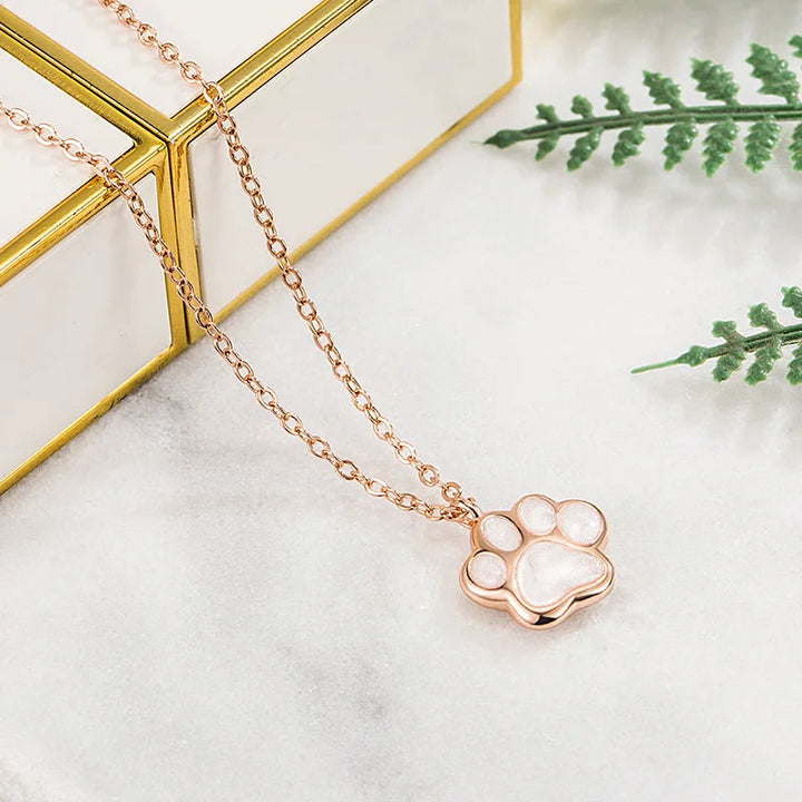 Malia - Collier avec pendentif de patte en argent