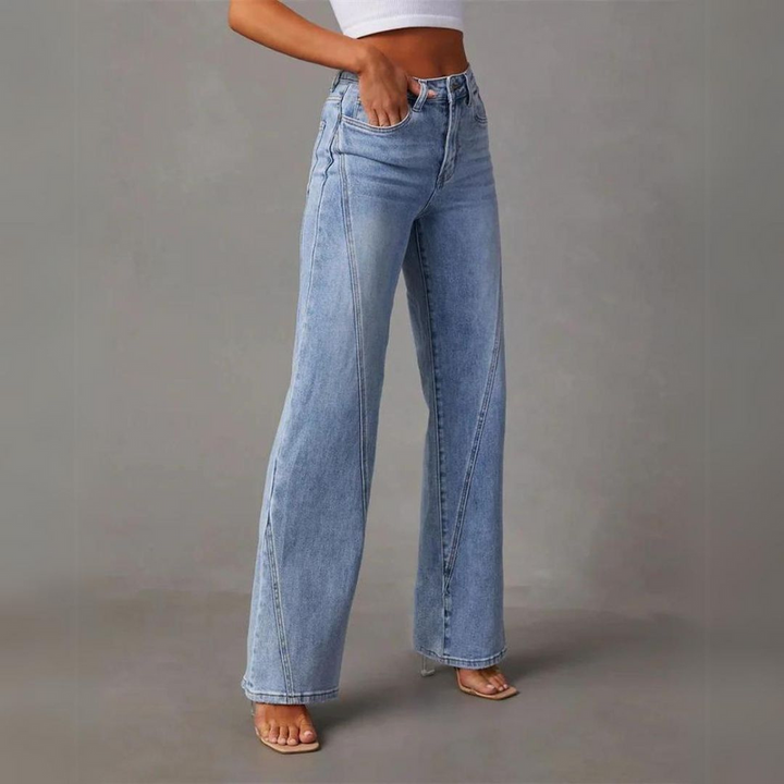 Nyla™ | Jeans Évasés Élégants à Taille Haute