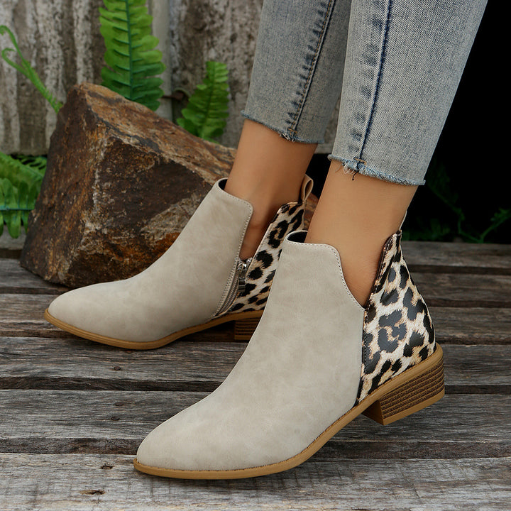 Magla - Bottines mi-léopard