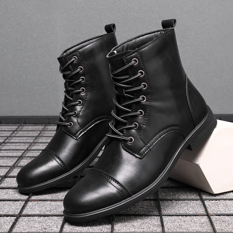 Elyvora™ | Bottes Élégantes en Cuir pour Homme