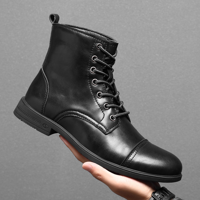 Elyvora™ | Bottes Élégantes en Cuir pour Homme