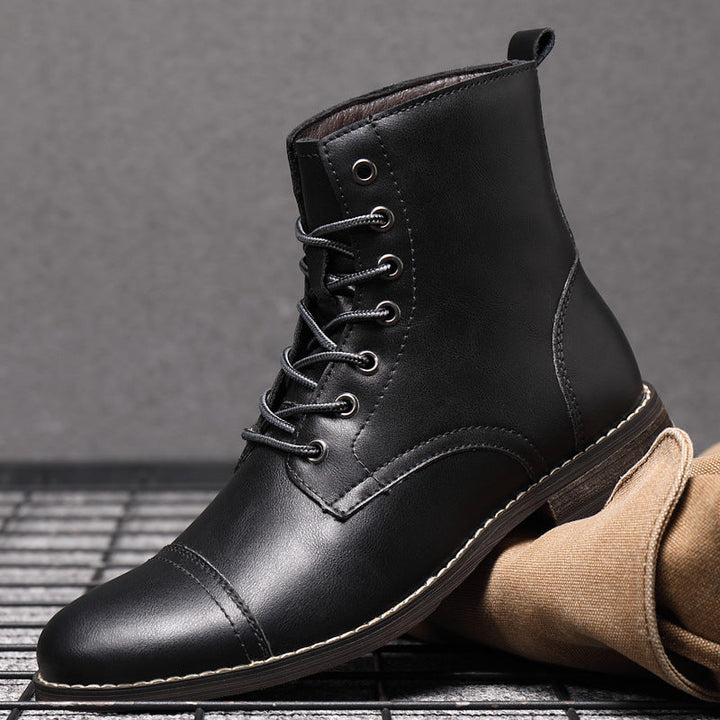 Elyvora™ | Bottes Élégantes en Cuir pour Homme