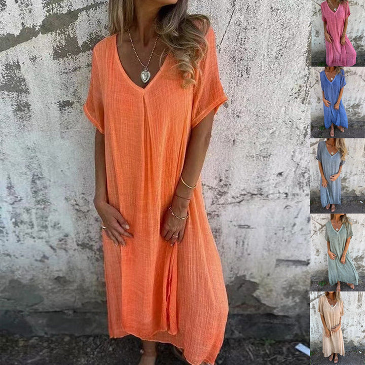 Lottie™ | Robe Décontractée Élégante à Décolleté en V