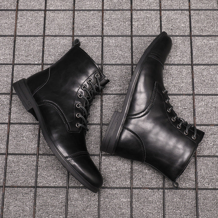 Elyvora™ | Bottes Élégantes en Cuir pour Homme