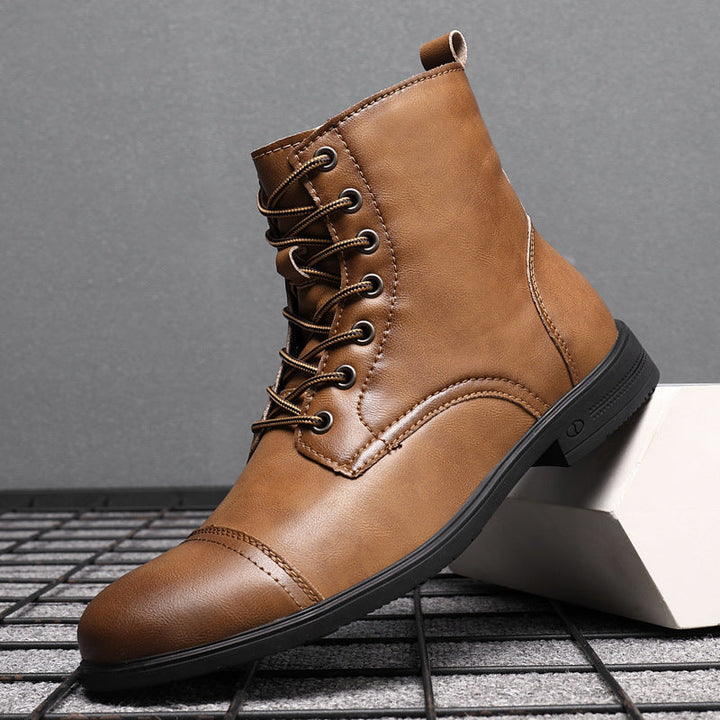 Elyvora™ | Bottes Élégantes en Cuir pour Homme