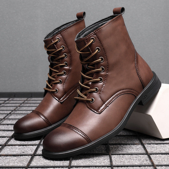 Elyvora™ | Bottes Élégantes en Cuir pour Homme