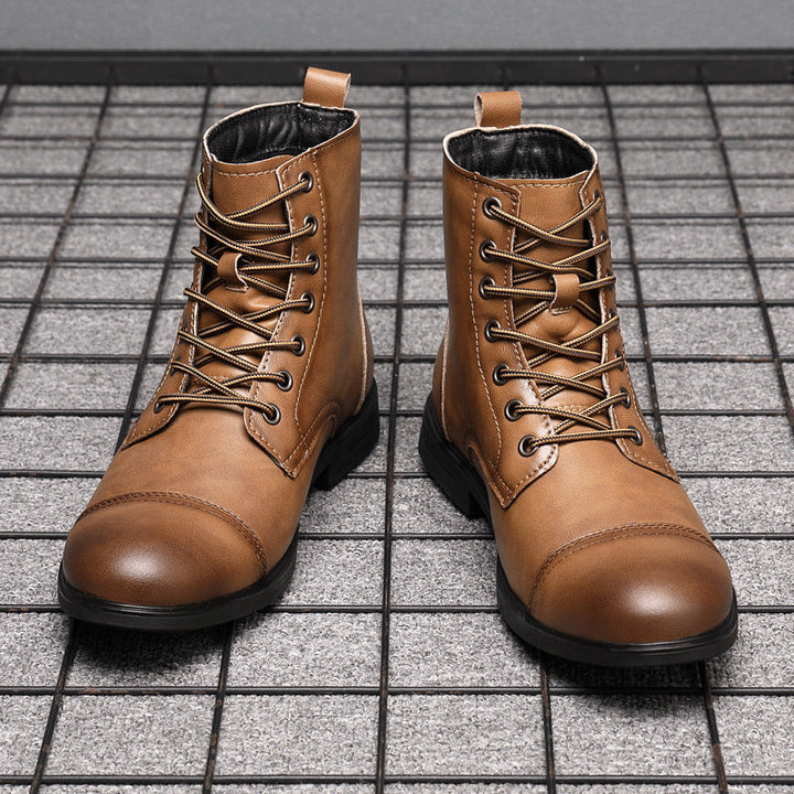 Elyvora™ | Bottes Élégantes en Cuir pour Homme