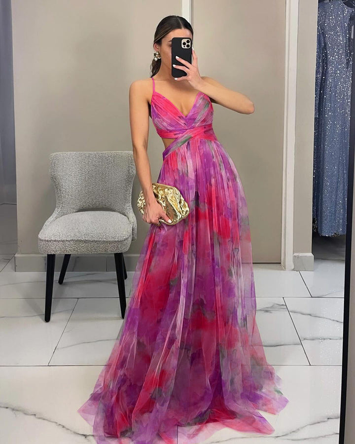 Florence™ | Robe Maxi Florale Élégante et Polyvalente