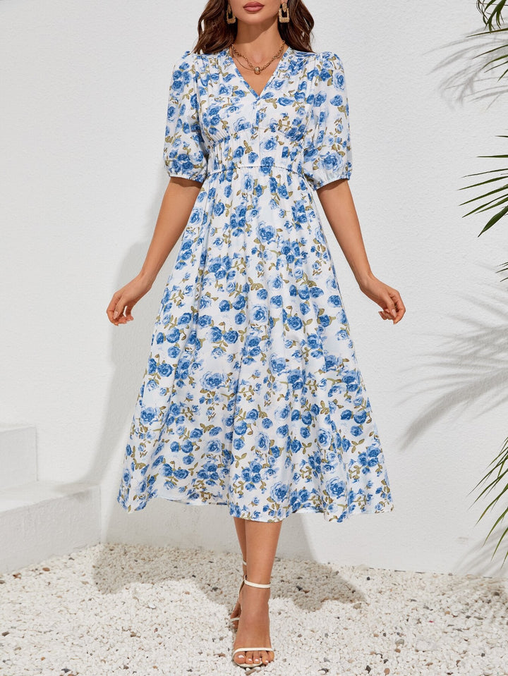 Isabelle™ | Robe Imprimée Chic et Polyvalente
