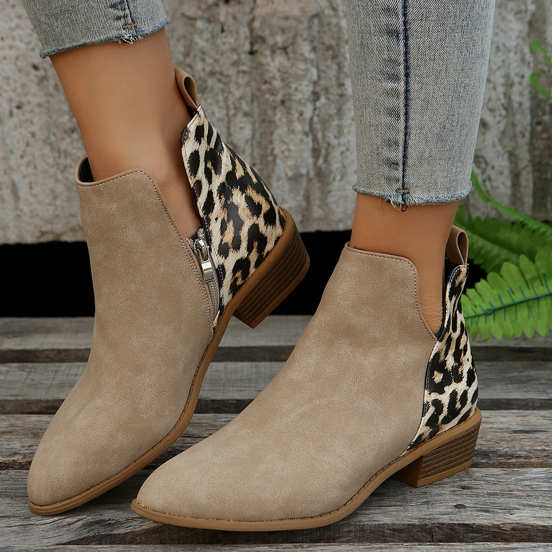 Magla - Bottines mi-léopard