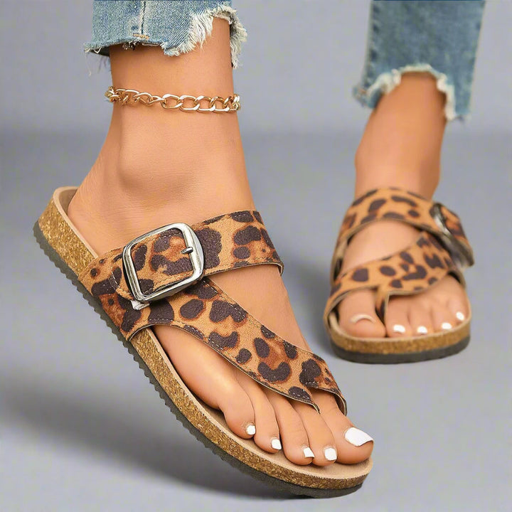 Josepha | Chaussons en cuir confortables en matériau de haute qualité pour l'été