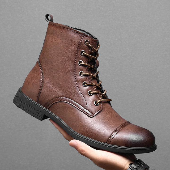 Elyvora™ | Bottes Élégantes en Cuir pour Homme