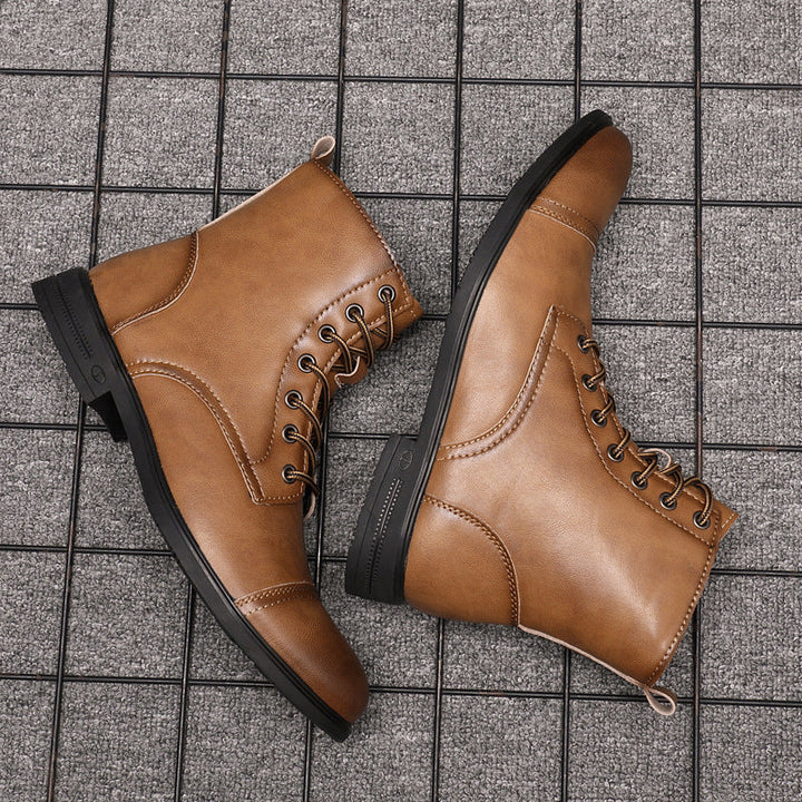 Elyvora™ | Bottes Élégantes en Cuir pour Homme